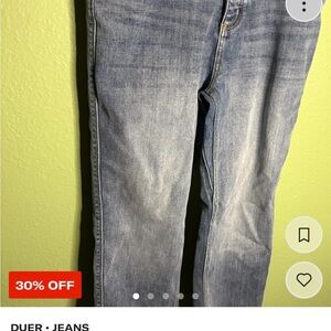 DUER Women's Straight Leg Jeans - Blue